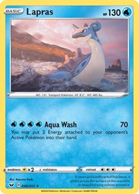 Lapras - SWSH01: Sword & Shield Base Set - 048/202