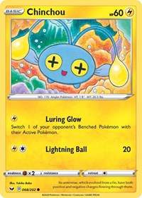 Chinchou (068) - SWSH01: Sword & Shield Base Set - 068/202