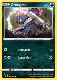Croagunk - SWSH01: Sword & Shield Base Set - 123/202