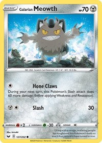 Galarian Meowth - SWSH01: Sword & Shield Base Set - 127/202