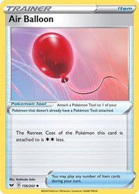 Air Balloon - SWSH01: Sword & Shield Base Set - 156/202