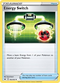 Energy Switch - SWSH01: Sword & Shield Base Set - 162/202