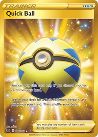 Quick Ball (Secret) - SWSH01: Sword & Shield Base Set - 216/202