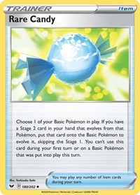 Rare Candy - SWSH01: Sword & Shield Base Set - 180/202