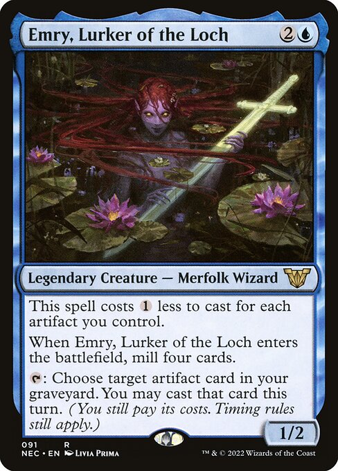 Emry, Lurker of the Loch - Neon Dynasty Commander - 91