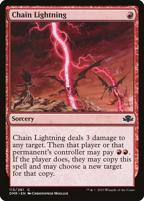 Chain Lightning - Dominaria Remastered - 113