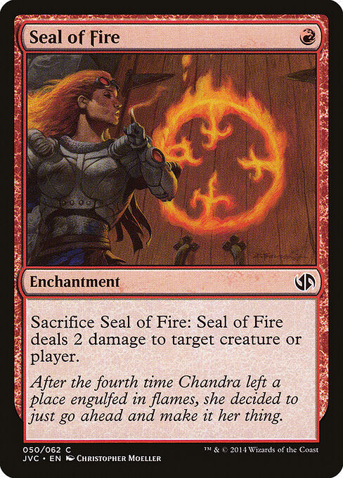 Seal of Fire - Duel Decks Anthology: Jace vs. Chandra - 50