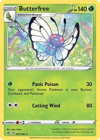 Butterfree - SWSH02: Rebel Clash - 003/192