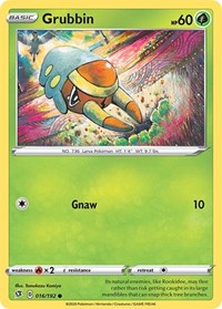 Grubbin - SWSH02: Rebel Clash - 016/192