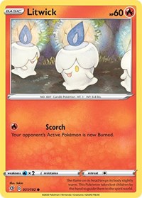 Litwick - SWSH02: Rebel Clash - 031/192