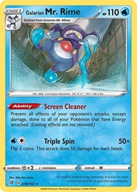 Galarian Mr. Rime - SWSH02: Rebel Clash - 038/192