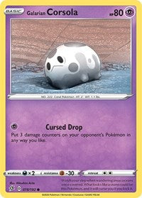 Galarian Corsola - SWSH02: Rebel Clash - 078/192