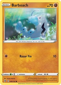 Barboach - SWSH02: Rebel Clash - 099/192