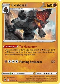 Coalossal - SWSH02: Rebel Clash - 107/192