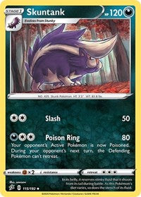 Skuntank - SWSH02: Rebel Clash - 115/192