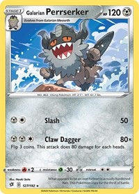 Galarian Perrserker - SWSH02: Rebel Clash - 127/192