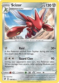 Scizor - SWSH02: Rebel Clash - 128/192