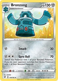 Bronzong - SWSH02: Rebel Clash - 130/192