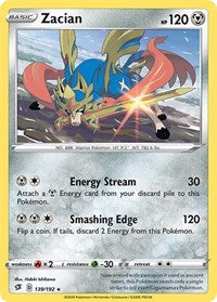 Zacian - SWSH02: Rebel Clash - 139/192