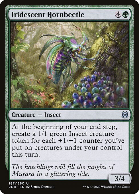 Iridescent Hornbeetle - Zendikar Rising - 187