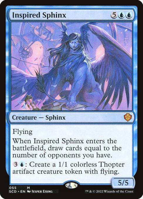 Inspired Sphinx - Starter Commander Decks - 55