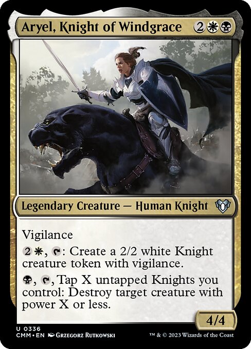 Aryel, Knight of Windgrace - Commander Masters - 336