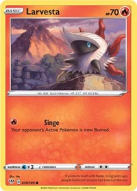Larvesta - SWSH03: Darkness Ablaze - 029/189