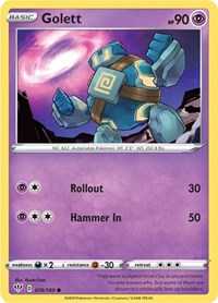 Golett - SWSH03: Darkness Ablaze - 076/189