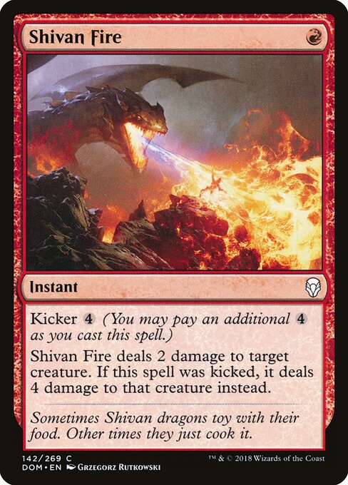 Shivan Fire - Dominaria - 142