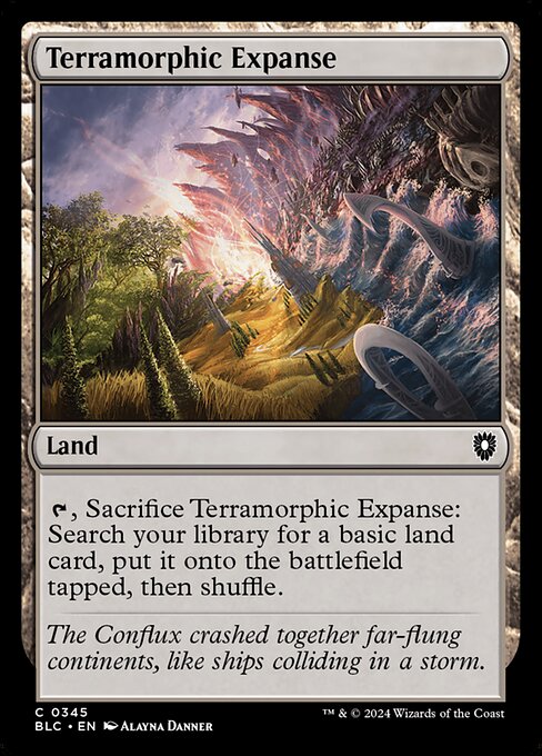 Terramorphic Expanse - Bloomburrow Commander - 345