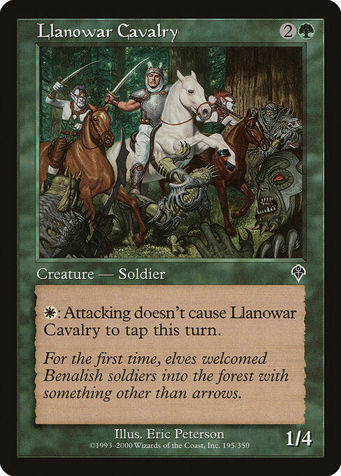 Llanowar Cavalry - Invasion - 195