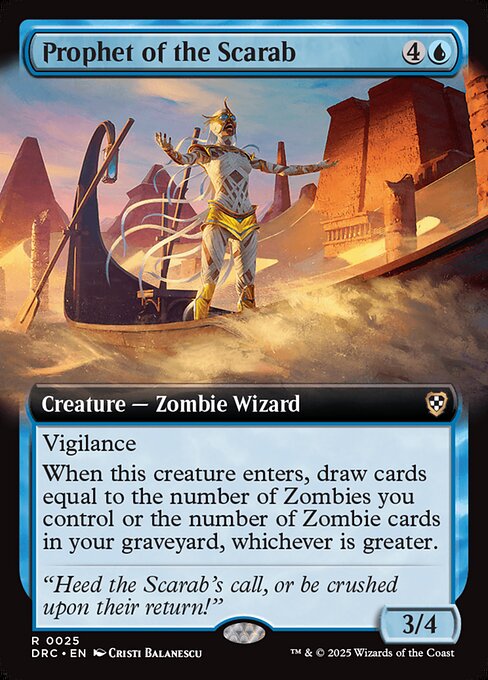 Prophet of the Scarab - Aetherdrift Commander - 25