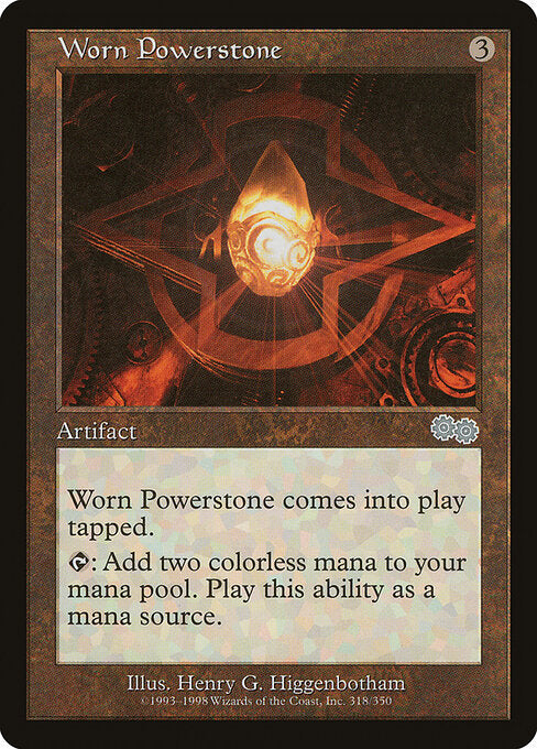 Worn Powerstone - Urza's Saga - 318