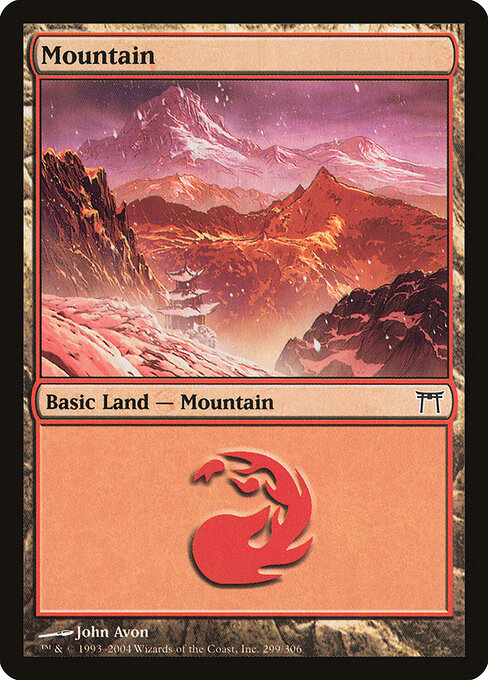 Mountain - Champions of Kamigawa - 299