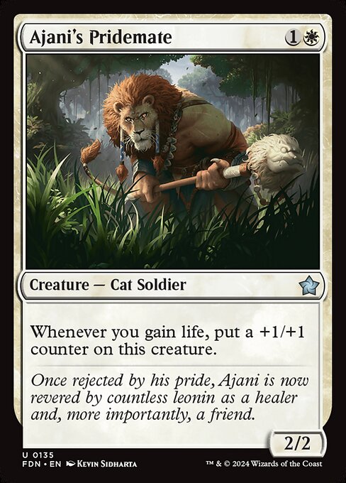Ajani's Pridemate - Foundations - 135
