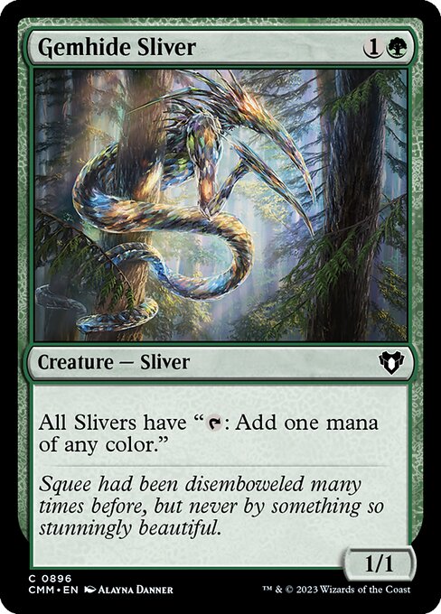 Gemhide Sliver - Commander Masters - 896