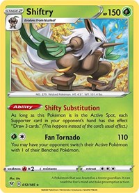 Shiftry - SWSH04: Vivid Voltage - 012/185