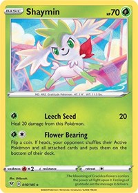 Shaymin - SWSH04: Vivid Voltage - 015/185