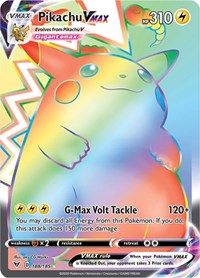 Pikachu VMAX (Secret) - SWSH04: Vivid Voltage - 188/185