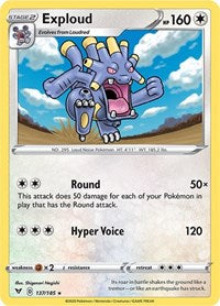 Exploud - SWSH04: Vivid Voltage - 137/185