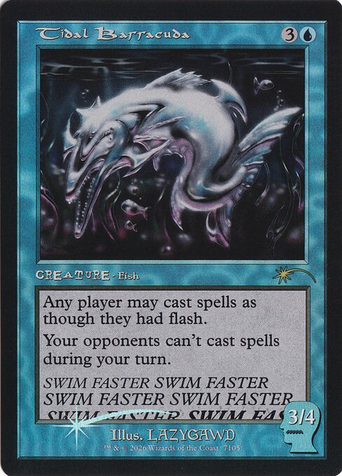 Tidal Barracuda - Secret Lair Drop - 7105