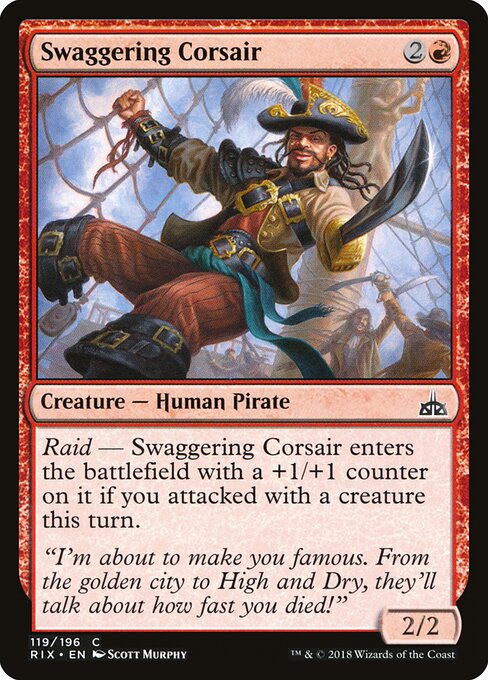 Swaggering Corsair - Rivals of Ixalan - 119