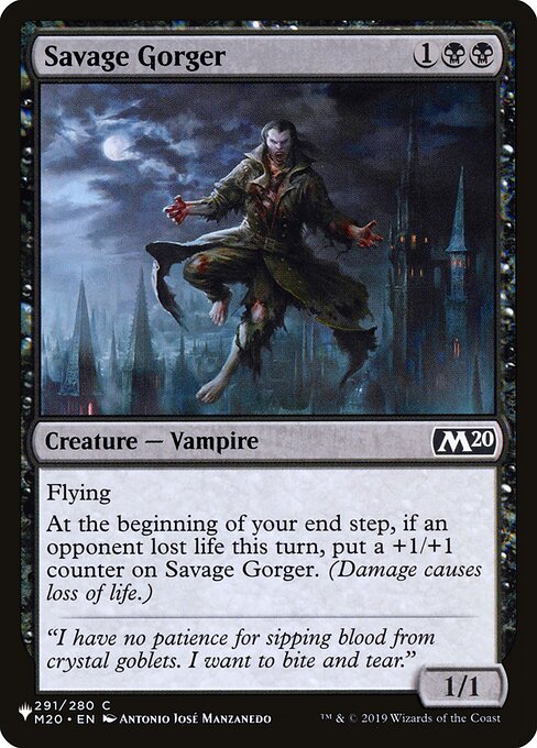 Savage Gorger - The List - M20-291