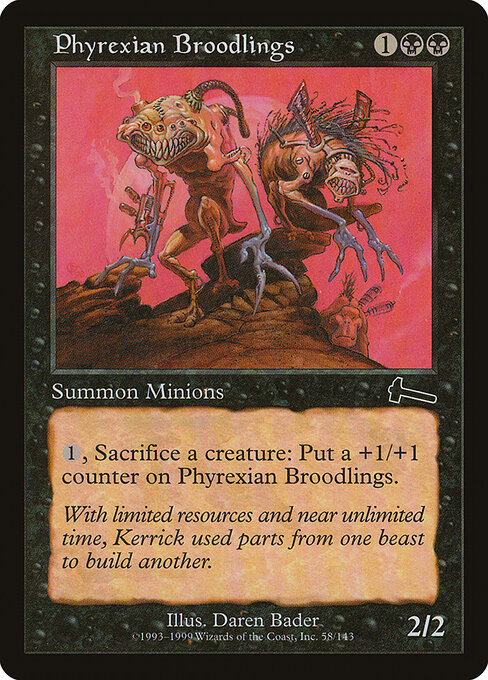 Phyrexian Broodlings - Urza's Legacy - 58