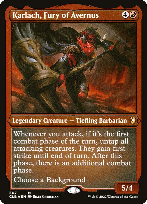 Karlach, Fury of Avernus - Commander Legends: Battle for Baldur's Gate - 507