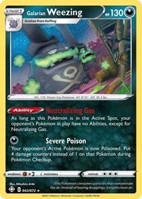 Galarian Weezing - Shining Fates - 042/072