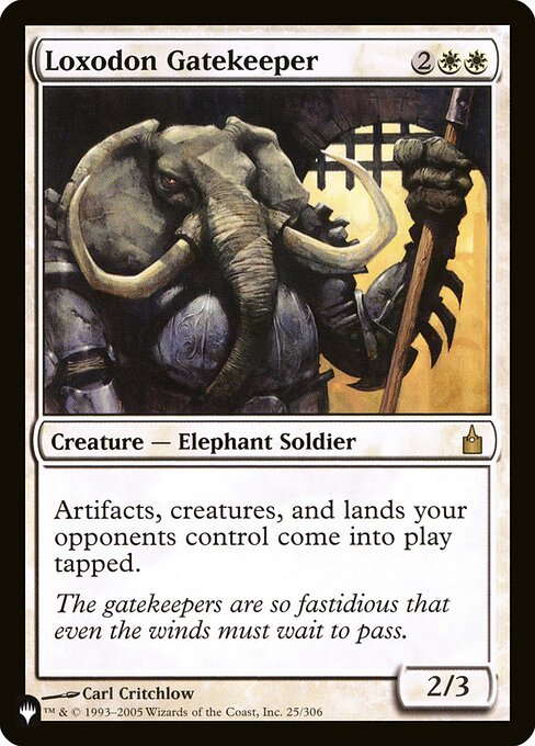 Loxodon Gatekeeper - The List - RAV-25