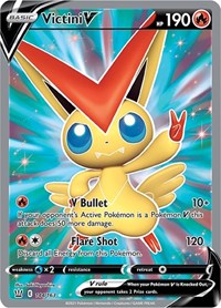 Victini V (Full Art) - SWSH05: Battle Styles - 144/163