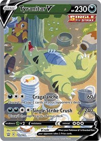 Tyranitar V (Alternate Full Art) - SWSH05: Battle Styles - 155/163