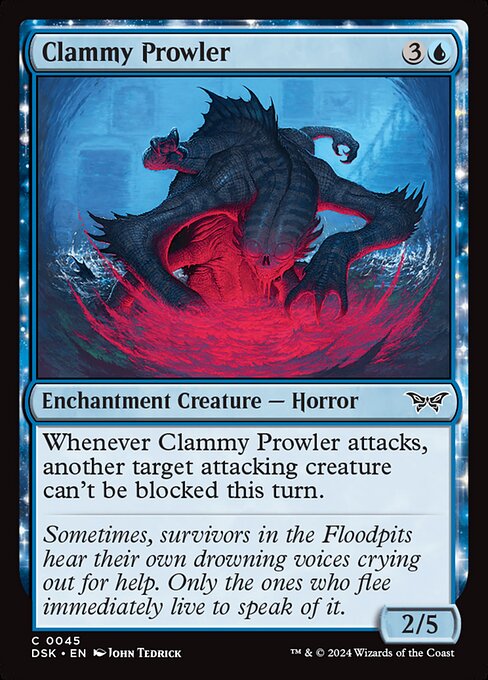 Clammy Prowler - Duskmourn: House of Horror - 45